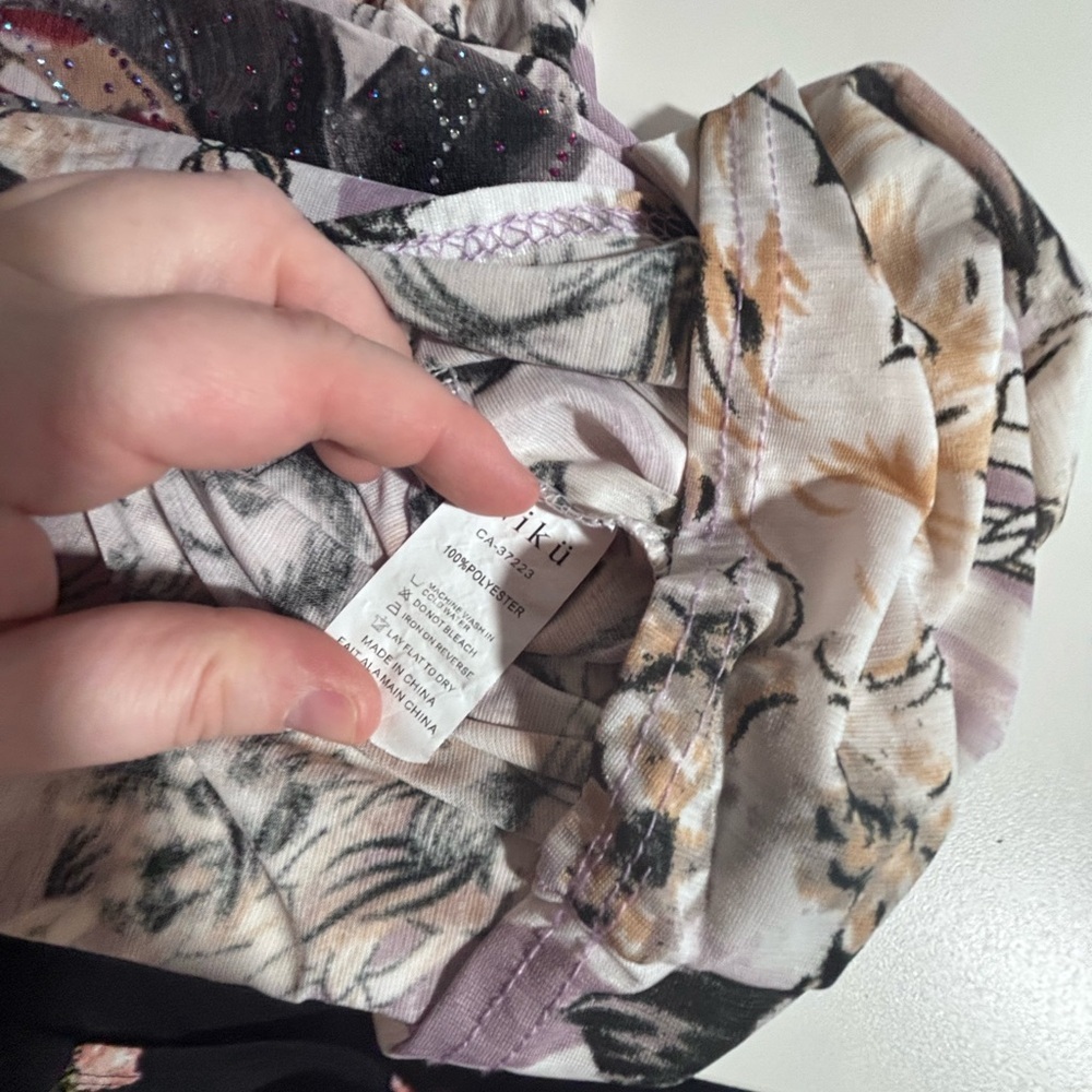 New Sheer Light Butterfly Print Swim Cover-Up - Picture 4 of 5